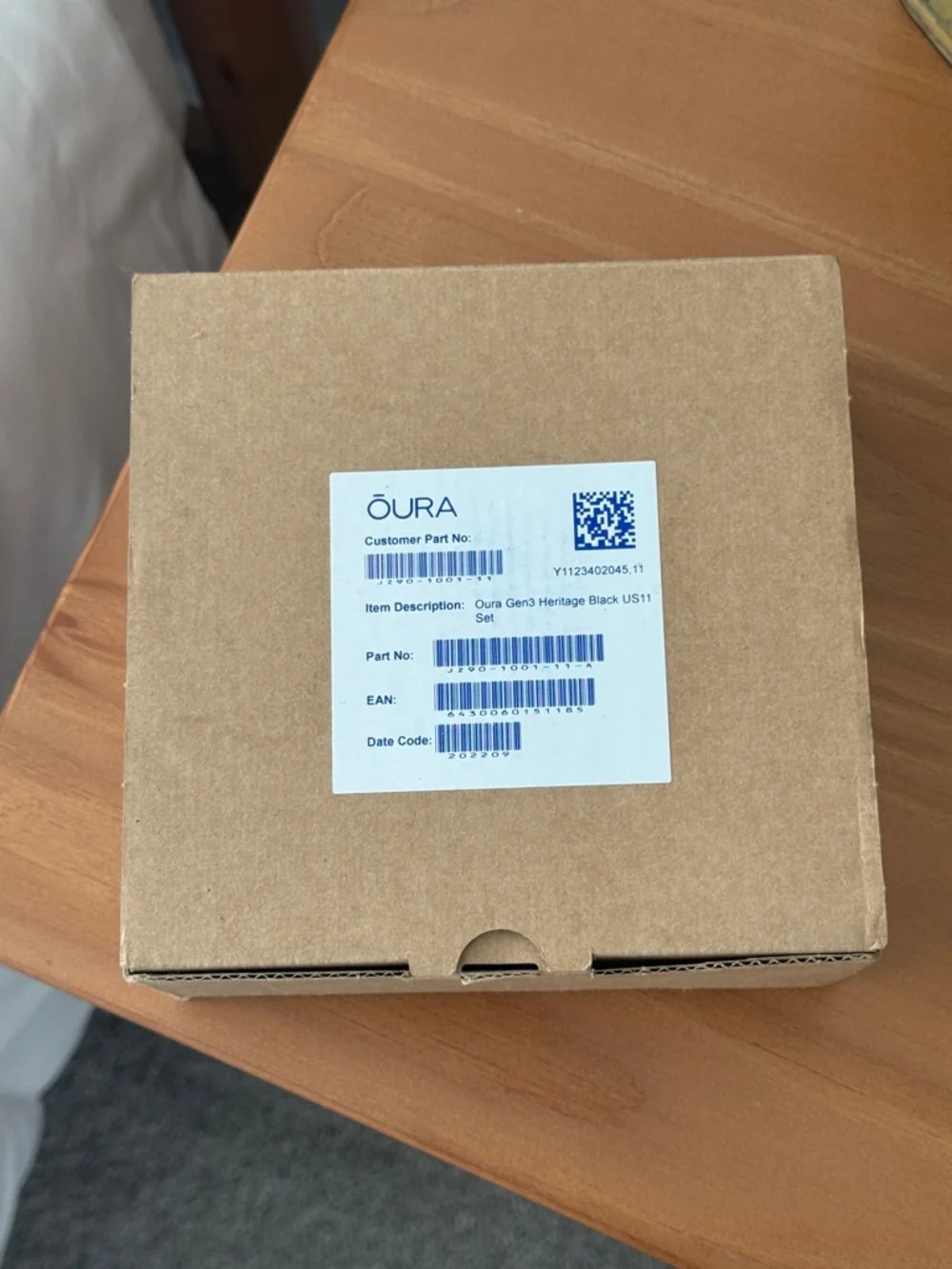 Oura Gen3 Heritage Black Men’s Ring Size 11 NIB